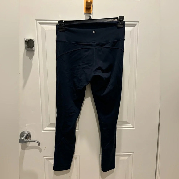 LULULEMON Soul Cycle Wunder Under High-Rise Tight Leggings True Navy 10 - Picture 3 of 5
